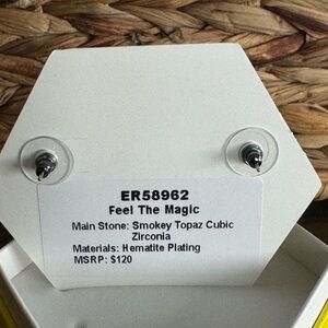 Feel The Magic Smokey Topaz Cubic Zirconia Necklace - Smokey Topaz